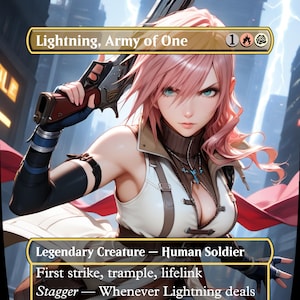 稲妻、一人の軍勢 - MTGアニメプロキシ