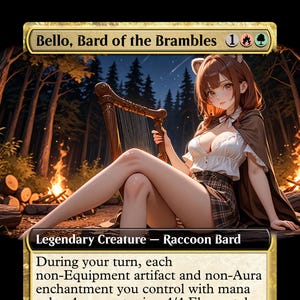 Bello, Bardo dos Brambles - Vários Estilos - MTG Anime Proxy