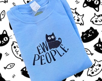 Ew People Embroidered Sweatshirt