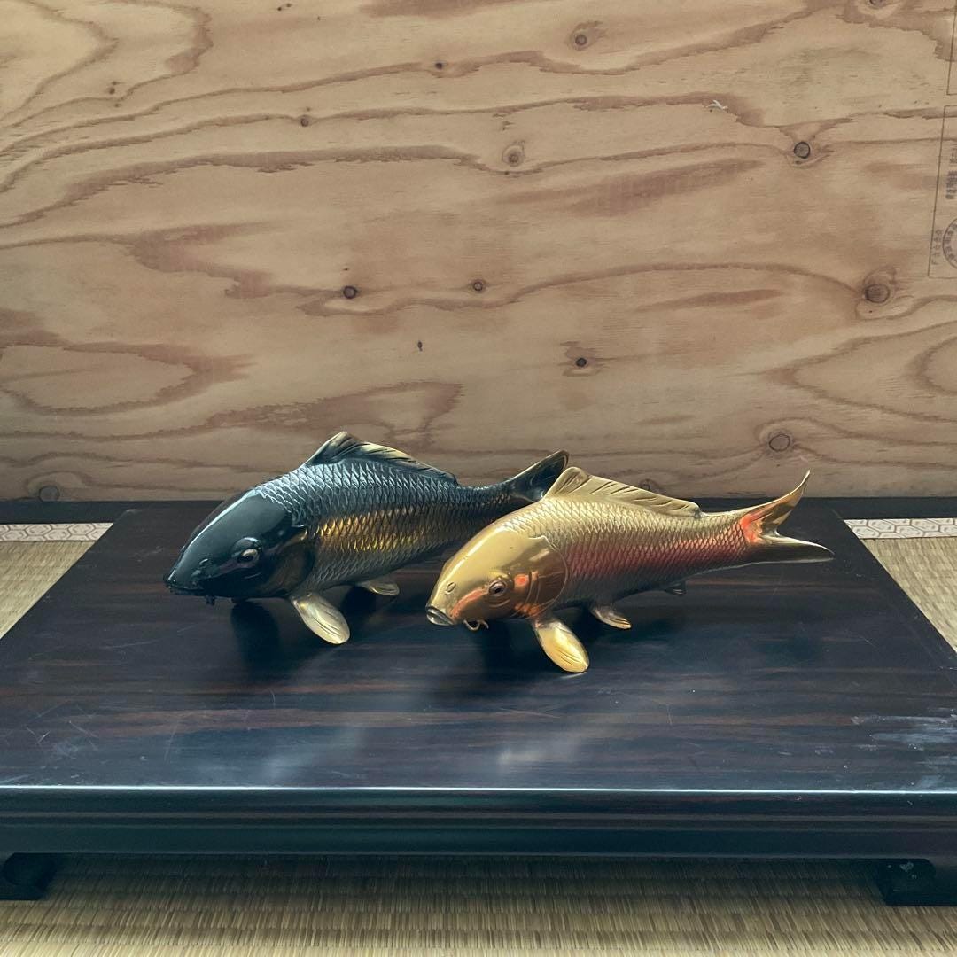 Koi fish statue - Etsy 日本