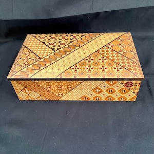 Japanese Hakone Wood Box - Etsy