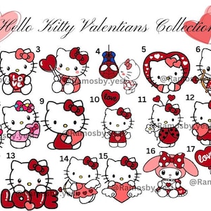 Hello kitty valentines collection topper’s