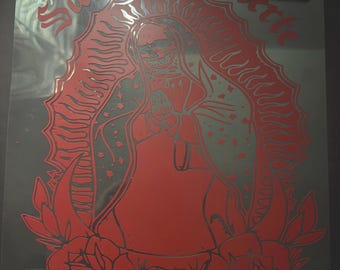 Santa muerte decal