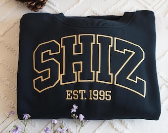 Sudadera bordada de la Universidad Shiz, sudadera Changed For Good, sudadera Wizard Shiz, sudadera bordada Wicked the Musical