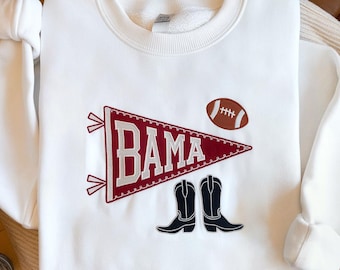 Sudadera con banderín bordado personalizado y nombre del equipo, camiseta con banderín bordado, camiseta con banderín personalizada, sudadera de partidos de fútbol americano universitario