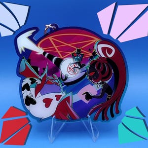 Hazbin Hotel Vees Keychains - Etsy