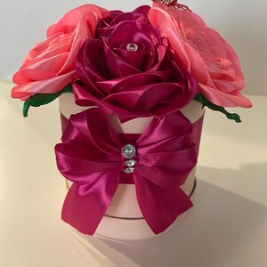 Eternal roses gift tube box