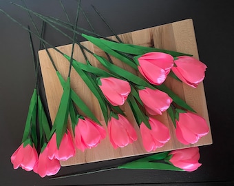 Ribbon Tulip Flowers