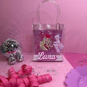 Barbie Party Favor Bags: Pink Glam Birthday Celebration