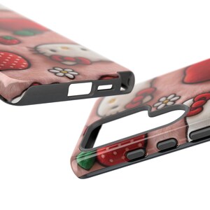 Hello Kitty Strawberry Pattern phone case | Cute Character iPhone Case image 15