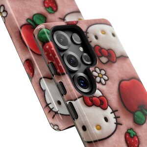 Hello Kitty Strawberry Pattern phone case | Cute Character iPhone Case image 14