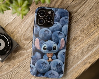 Blueberry Pattern Stitch Character phone case | Tough Case