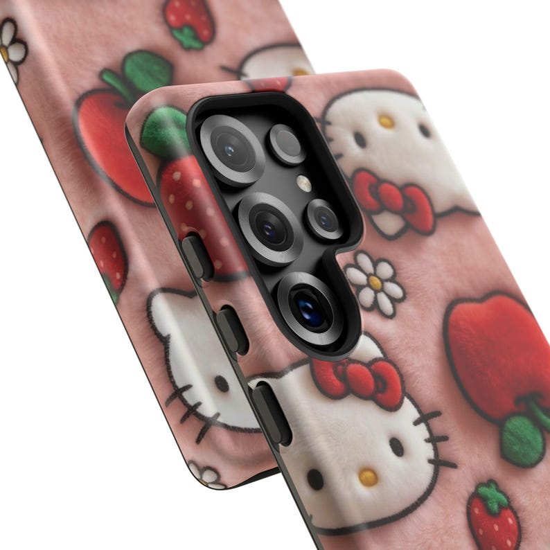 Hello Kitty Strawberry Pattern phone case | Cute Character iPhone Case image 18