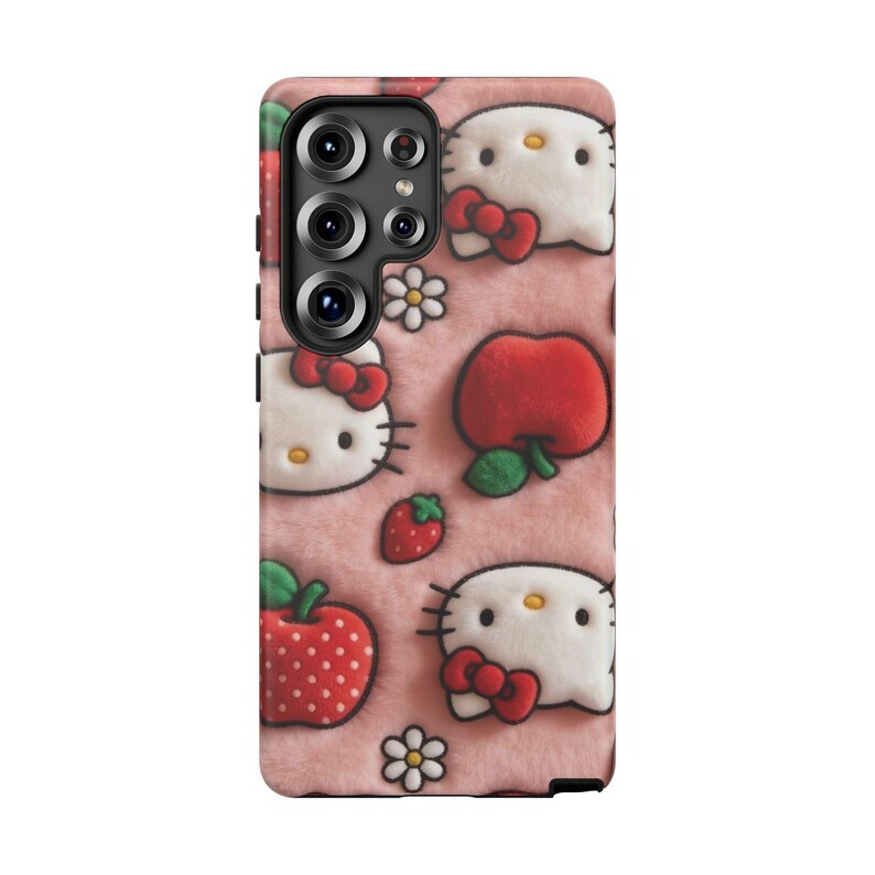 Hello Kitty Strawberry Pattern phone case | Cute Character iPhone Case image 17