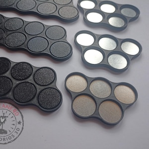 Magnetic Movement Trays for Miniatures – Warhammer 40k, Age of Sigmar & Wargaming Bases – 25mm, 28.5mm, 32mm, 40mm image 6
