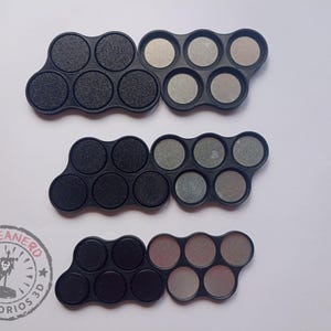 Magnetic Movement Trays for Miniatures – Warhammer 40k, Age of Sigmar & Wargaming Bases – 25mm, 28.5mm, 32mm, 40mm image 3