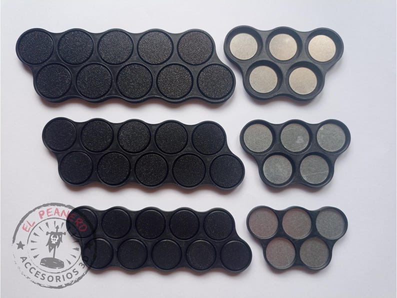 Magnetic Movement Trays for Miniatures – Warhammer 40k, Age of Sigmar & Wargaming Bases – 25mm, 28.5mm, 32mm, 40mm image 5