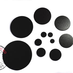Round Bases for Miniatures - 25mm to 160mm - 3D Printed with high quality PLA+ for Tabletop Games/Wargames/D&D games