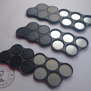 Magnetic Movement Trays for Miniatures – Warhammer 40k, Age of Sigmar & Wargaming Bases – 25mm, 28.5mm, 32mm, 40mm image 2