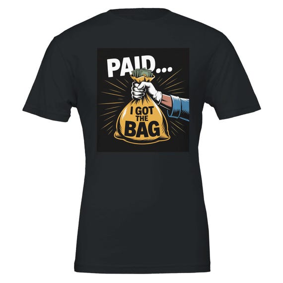 PAID 1 Premium Unisex Crewneck T-shirt | Bella + Canvas 3001
