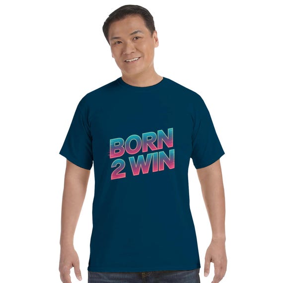 BORN 1 Unisex Heavyweight Crewneck T-Shirt | Comfort Colors C1717