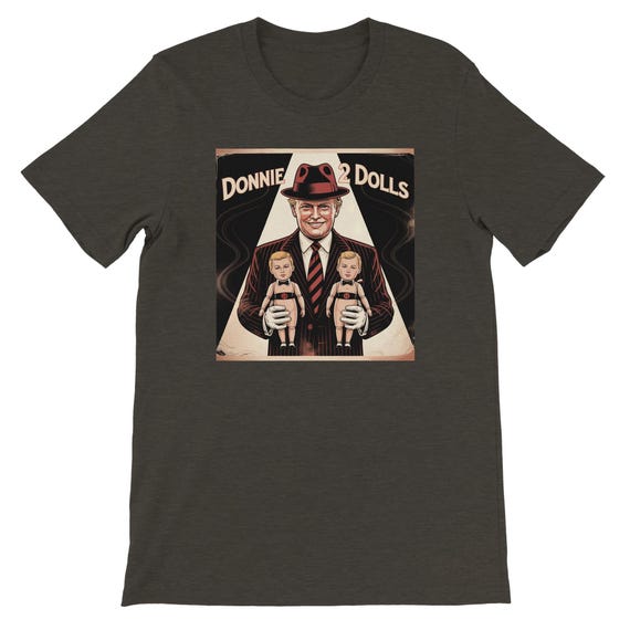DONNIE 2 DOLLS 3 Premium Unisex Crewneck T-shirt | Bella + Canvas 3001