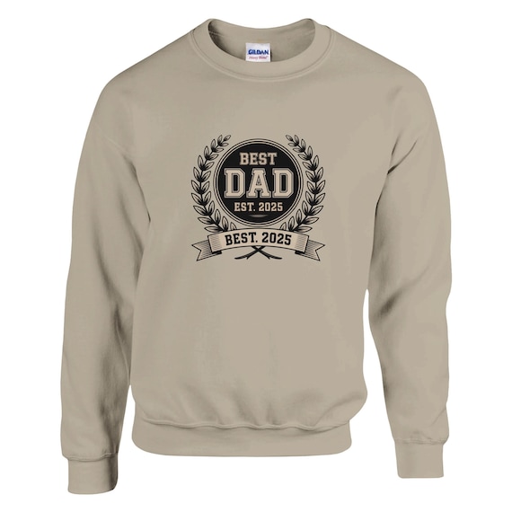 BEST DAD 1 Classic Unisex Crewneck Sweatshirt | Gildan® 18000
