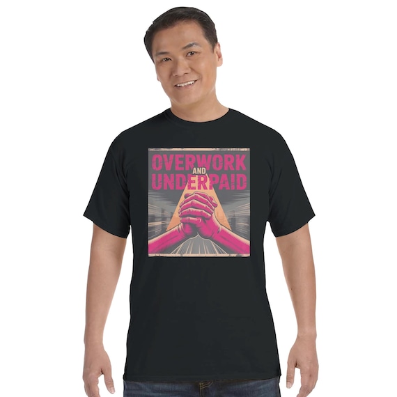 OVERWORK 2 Unisex Heavyweight Crewneck T-Shirt | Comfort Colors C1717