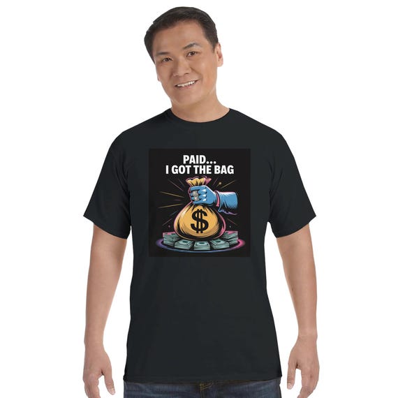 PAID 2 Unisex Heavyweight Crewneck T-Shirt | Comfort Colors C1717