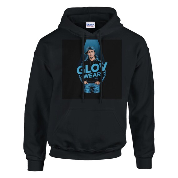 GLOV WEAR HIP H Classic Unisex Pullover Hoodie | Gildan® 18500 Black