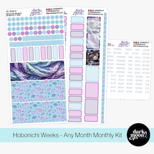 Hobonichi Weeks Any Month Monthly Kit - Winter Hygge - Matte Stickers - 101-30-M