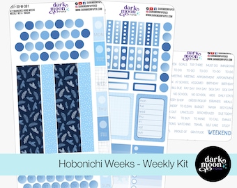Kit semanal de Hobonichi Weeks - Icy Branches - Pegatinas mate - 201-30-W