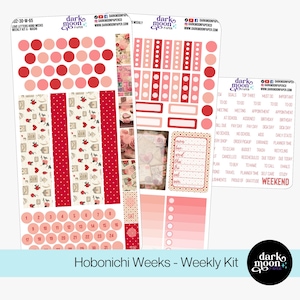 Hobonichi Weeks Weekly Kit - Love Letters - Matte Stickers - 102-30-W