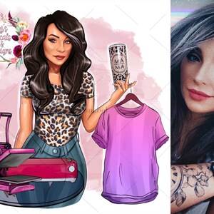 Logotipo comercial, logotipo de dibujos animados, retrato de logotipo, logotipo de tienda, retrato personalizado, logotipo digital, retrato realista, diseño de logotipo, retrato de caricatura