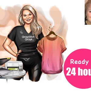 Business Logo, Cartoon Logo, Logo Portrait, Shop Logo, Custom Portrait, Digital Logo, Realistic Portrait, Logo Design, Caricature Portrait