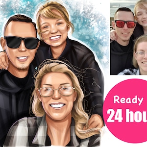 Retrato personalizado de la foto, logotipo de la tienda, logotipo comercial, logotipo del retrato, logotipo de dibujos animados, diseño del logotipo del artista, avatar del retrato, logotipo profesional