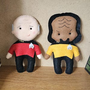 Star Trek: The Next Generation Felt Dolls