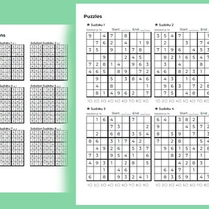 ✔ 5,000 Sudokus, guaranteeing hours of entertainment.
✔ Each Sudoku has only one possible solution.
✔ Track your solving time to challenge yourself.
✔ Easily identify completed number sets.
✔ Clear and elegant design.
✔ 3 Difficulty Levels – Suitable for beginners, enthusiasts, and experts alike.
✔ Printable Sudoku book, ideal for use at home, in the classroom, or while traveling.
✔ Two files: Standard US-Letter (8.5in x 11in) and A4 Paper.
✔ 4 Sudokus per page.
✔ Easy-to-read