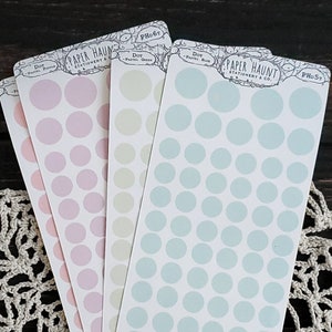 Pastel Dot planner sticker sheet - planner accents