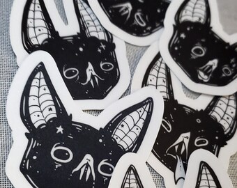VAMPIRE BAT Sticker Pack, Creepy Cute, Goth