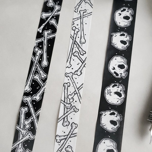 Skull and bone WASHI Tape, spooky cute