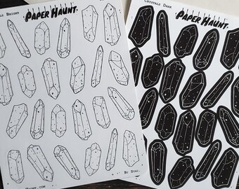 Crystal planner STICKER set