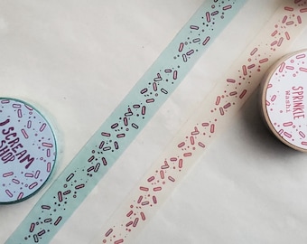 Pastel Sprinkle WASHI Tape - pastel - I scream Shop