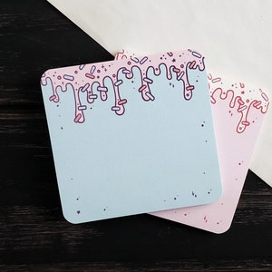 Sprinkle Drip STICKY Note - I scream Shop Collection