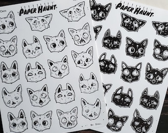 Cat emoji STICKER planner sticker sheet