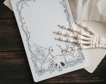 Dark Forest Notizblock - gruseliges Briefpapier