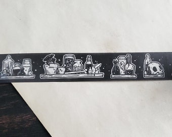 Potion shelf WASHI Tape - witchy goth