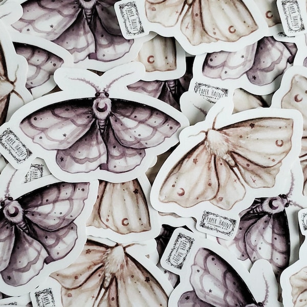 Moon moth sticker