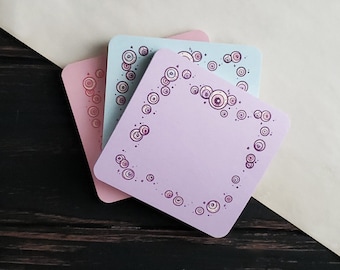 Nota adhesiva con forma de globo ocular pastel - Pastel Goth - Kawaii espeluznante