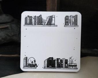 Bookshelf STICKY Note